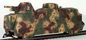 REI Models REI225049 German Armored Panzer Train #42 Infantry Gun Wagon Rail Car #225049 